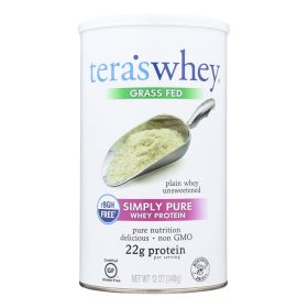 Tera's Whey Protein - rBGH Free - Plain - Unsweetened - 12 oz