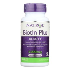 Natrol Biotin Plus with Lutein Capsules - 60 Count